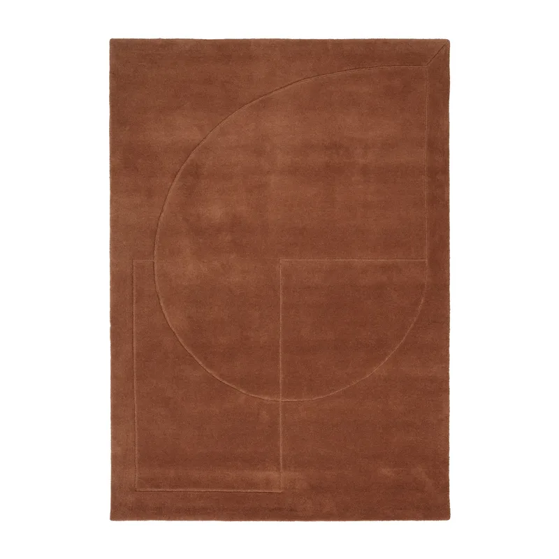 Lineal Poem Wollteppich Amber, 250 x 350cm by Linie Design – product photo