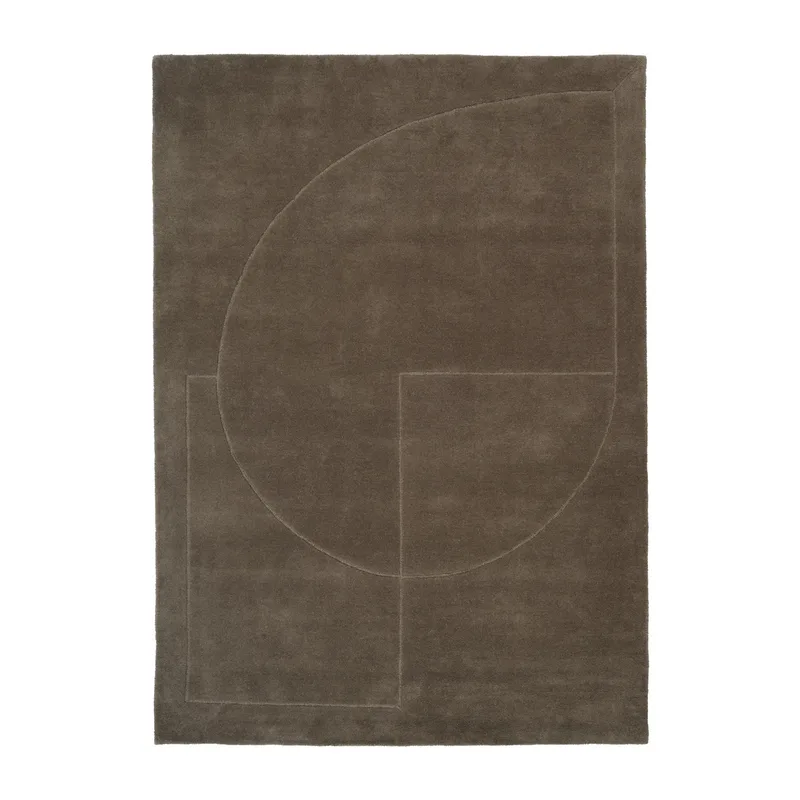 Lineal Poem Wollteppich Moss, 200 x 300cm fra Linie Design – produktbillede