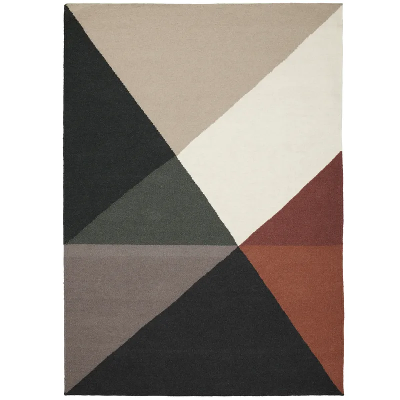 Metri Wollteppich 140 x 200cm Rust by Linie Design – product photo