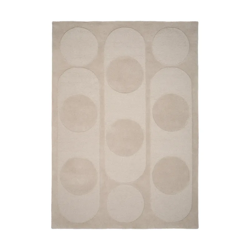 Orb Alliance Wollteppich Chalk, 170 x 240cm van Linie Design – productfoto