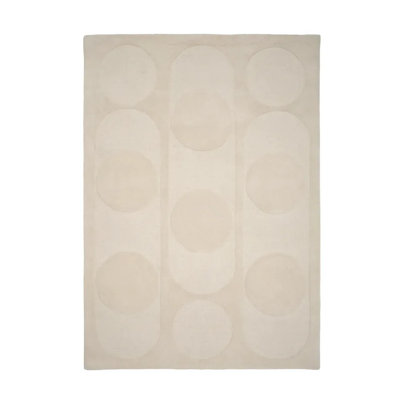Orb Alliance Wollteppich White, 250 x 350cm van Linie Design – productfoto