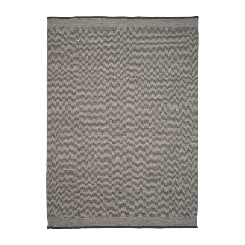 Stratum Echo Wollteppich Granite, 140 x 200cm von Linie Design – Produktfoto