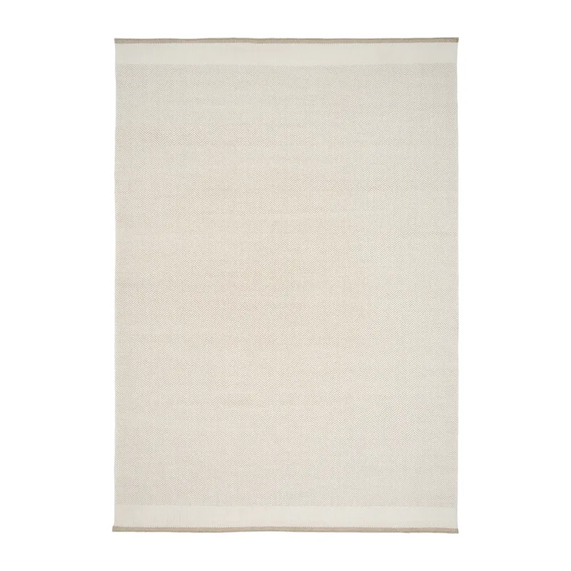 Stratum Echo Wollteppich White, 250 x 350cm von Linie Design – Produktfoto