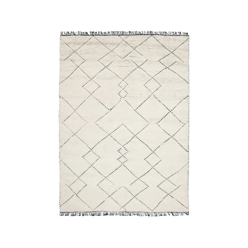 Torun Teppich Black, 140 x 200cm by Linie Design – product photo