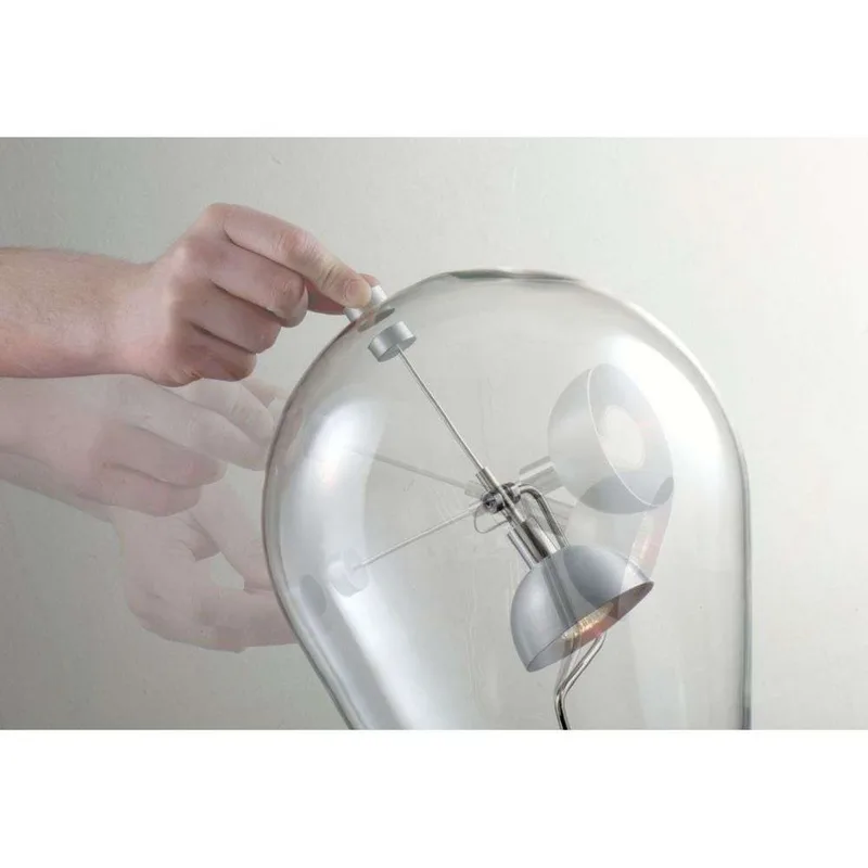 Blow LED Tafellamp 3-step Dim. Chrome/Clear - Lodes - Woonkamer - Metaal by Lodes – product photo