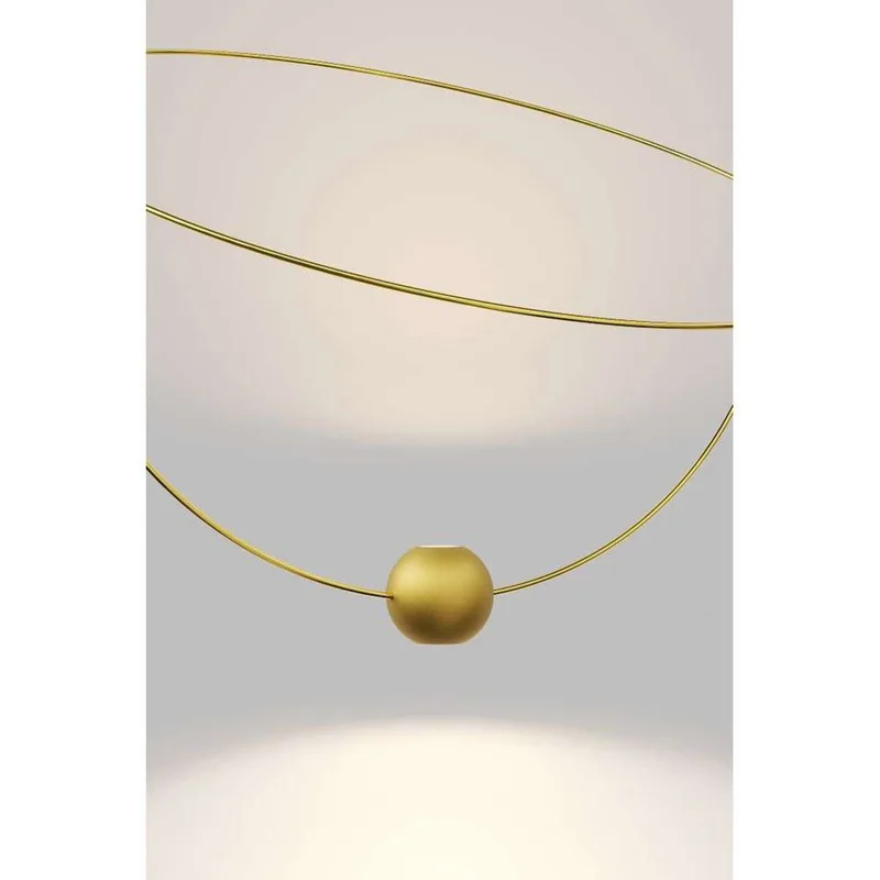 Elara Hanglamp Large 2700K Gold - Lodes - Woonkamer - Metaal - Ring by Lodes – product photo