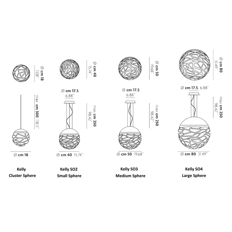 Kelly Small Sphere Hanglamp Brons - Lodes - Eetkamer - Metaal von Lodes – Produktfoto