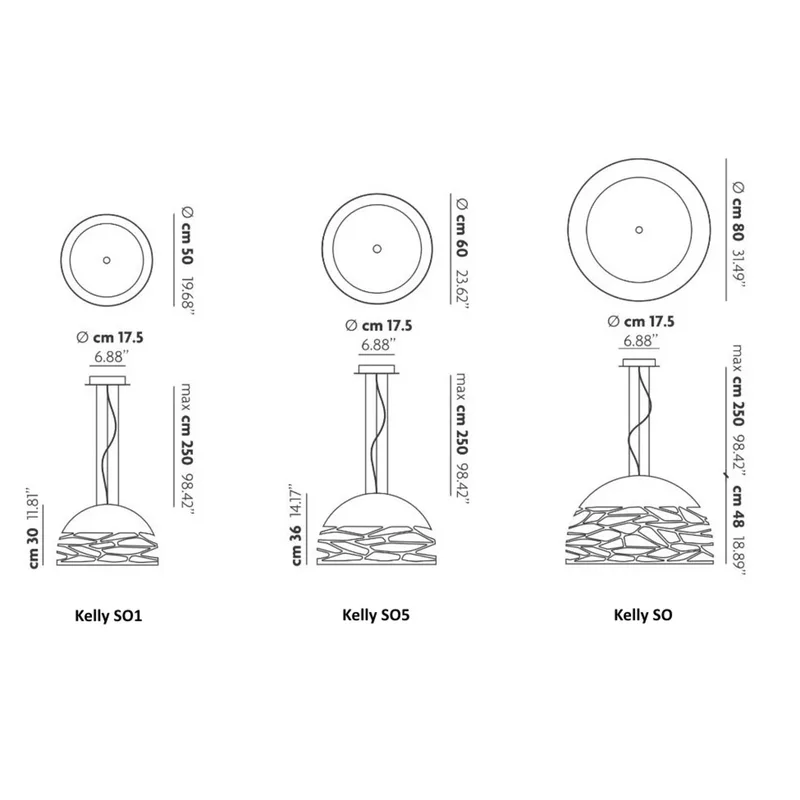Kelly So1 Hanglamp Ø50 Wit - Lodes - Eetkamer - Metaal von Lodes – Produktfoto