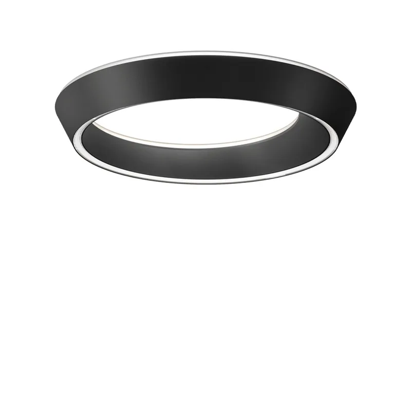 Tidal 45 Plafondlamp 2700K Mat Zwart - Lodes - Woonkamer - Aluminium - Ring von Lodes – Produktfoto
