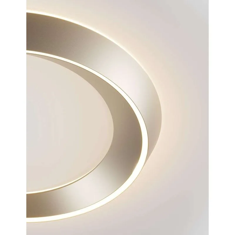 Tidal 60 Plafondlamp 2700K Mat Gouden - Lodes - Slaapkamer - Aluminium - Ring von Lodes – Produktfoto