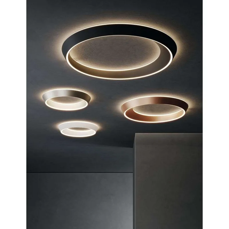 Tidal 75 Plafondlamp 2700K Mat Wit - Lodes - Woonkamer - Aluminium - Ring von Lodes – Produktfoto