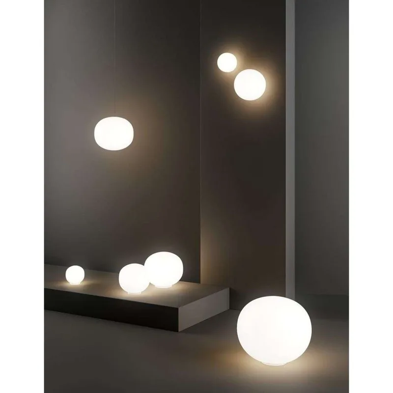 Volum 42 Wand-/Plafondlamp Glossy White - Lodes - Badkamer - Glas by Lodes – product photo