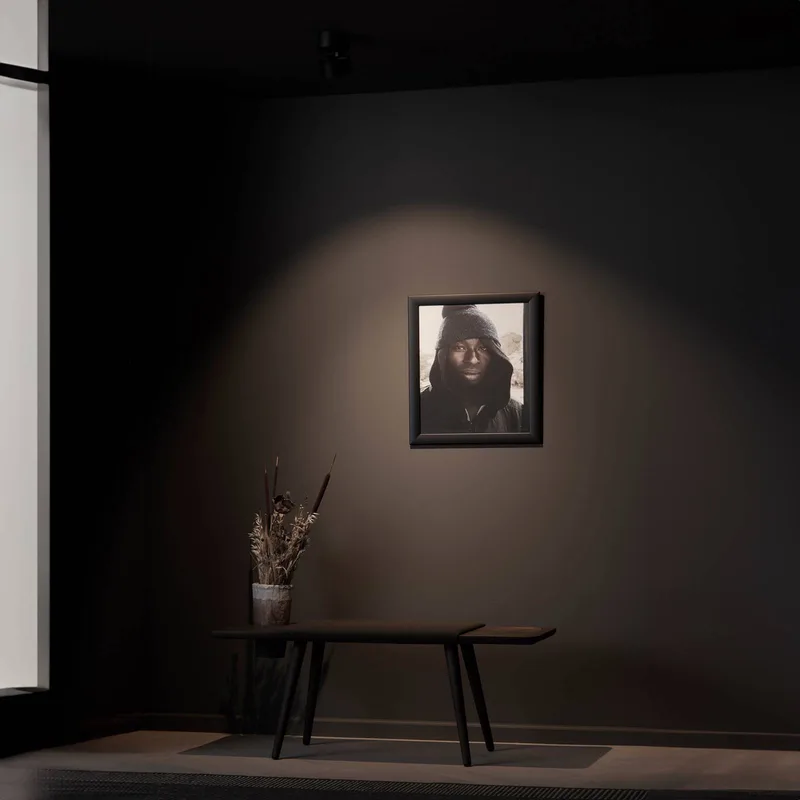 Aim LED plafondspot 1-lamp van LOOM DESIGN in Zwart – productfoto