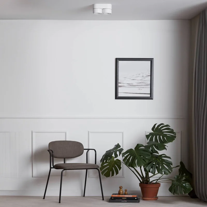 Aim LED plafondspot 2-lamps by LOOM DESIGN in White – product photo