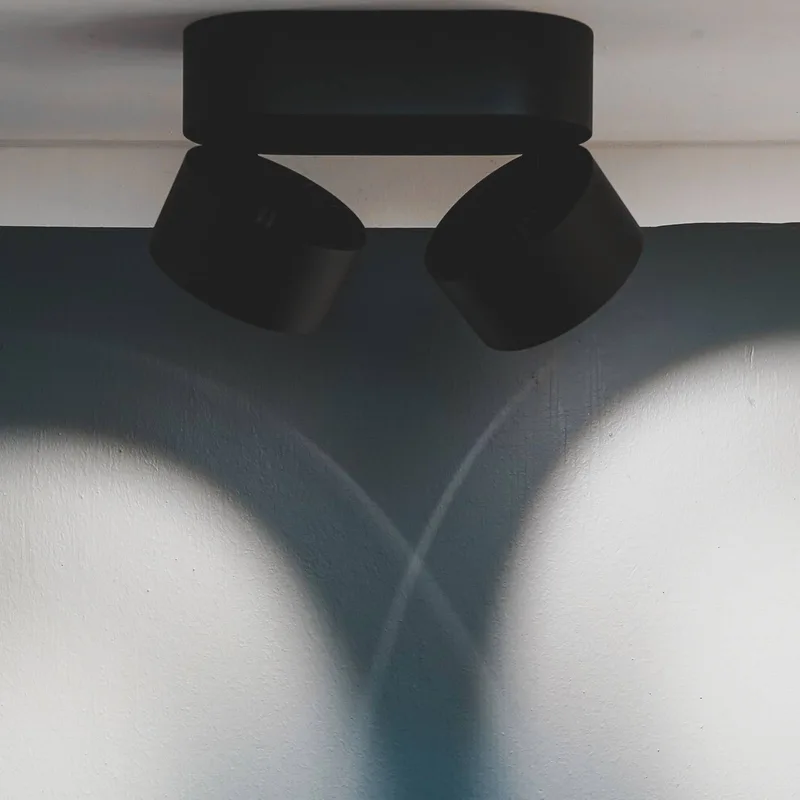 Aim LED plafondspot 2-lamps by LOOM DESIGN in Black – product photo 2 of 2