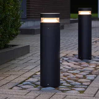 Baldur LED tuinpadverlichting, hoogte 60 cm, aluminium van LOOM DESIGN in Zwart – productfoto 1 van 3