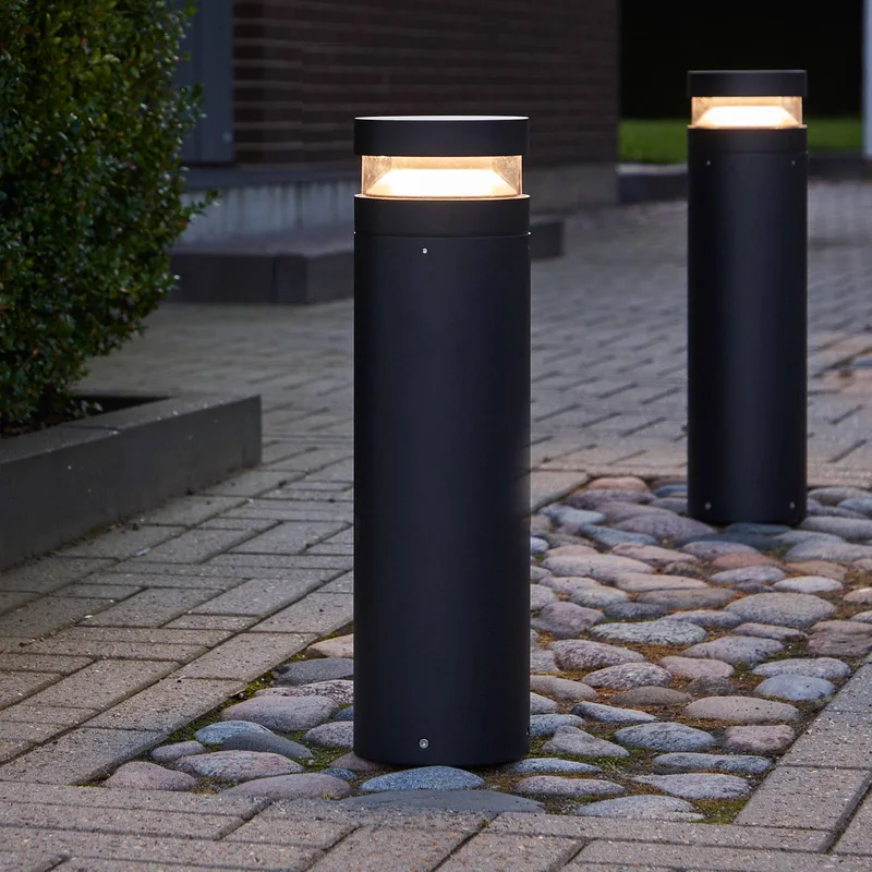 Baldur LED tuinpadverlichting, hoogte 60 cm, aluminium van LOOM DESIGN in Zwart – productfoto 1 van 3