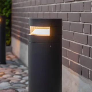 Baldur LED tuinpadverlichting, hoogte 60 cm, aluminium van LOOM DESIGN in Zwart – productfoto 3 van 3