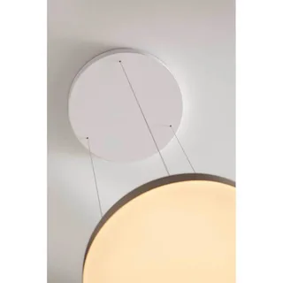 LED hanglamp Avela, grijs, aluminium, Ø 36 cm fra LOOM DESIGN i Ivoorkleurig – produktbillede 1 af 5