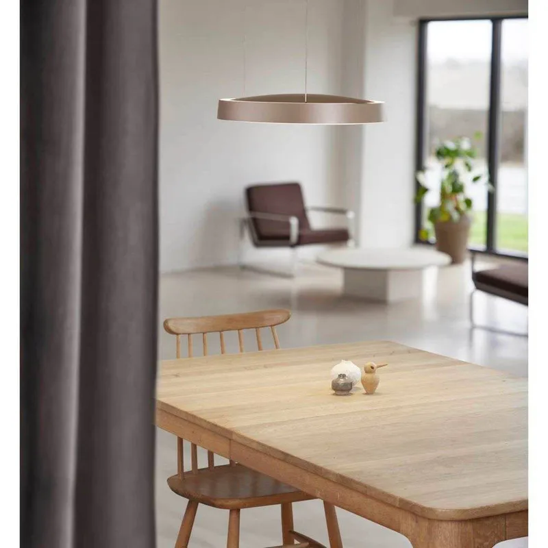 LED hanglamp Avela, grijs, aluminium, Ø 36 cm fra LOOM DESIGN i Ivoorkleurig – produktbillede 5 af 5