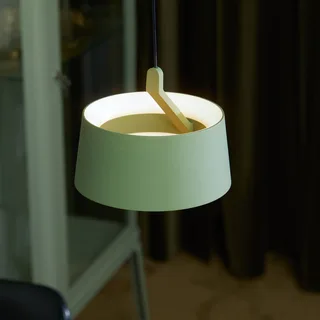 LED hanglamp Cookie, aluminium Ø 15 cm by LOOM DESIGN in Green – product photo 2 of 2