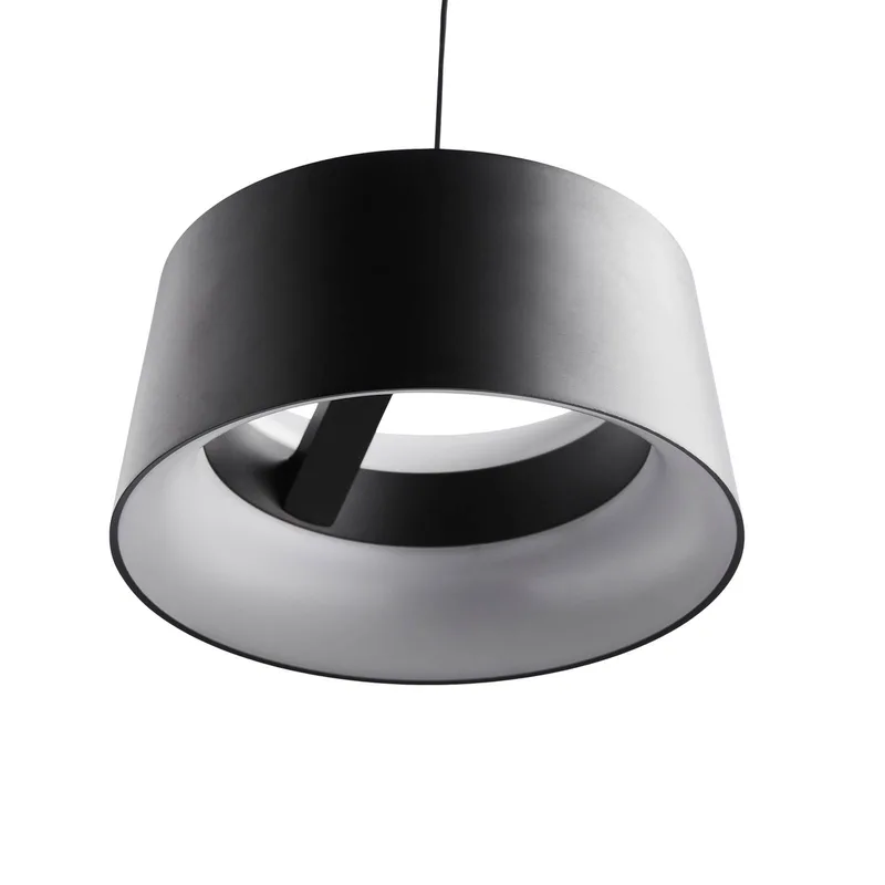 LED hanglamp Cookie, aluminium Ø 15 cm by LOOM DESIGN in Black – product photo