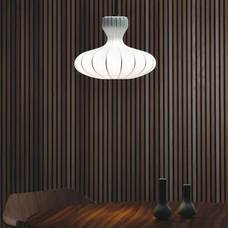 LED hanglamp Portobello Ø 40 cm van LOOM DESIGN in Wit – productfoto 3 van 4