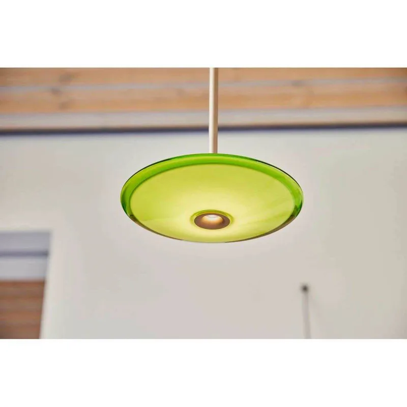 LED hanglamp Solene, glas, Ø 20 cm by LOOM DESIGN in Green – product photo 4 of 5