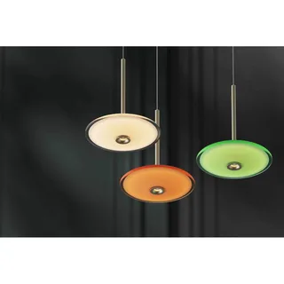 LED hanglamp Solene, glas, Ø 20 cm by LOOM DESIGN in Green – product photo 2 of 5