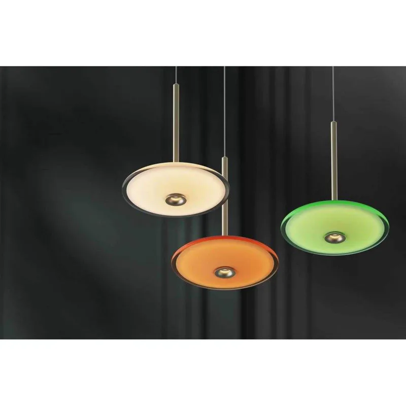 LED hanglamp Solene, glas, Ø 20 cm by LOOM DESIGN in Green – product photo 2 of 5