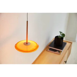 LED hanglamp Solene, glas, Ø 20 cm by LOOM DESIGN in Orange – product photo 3 of 5