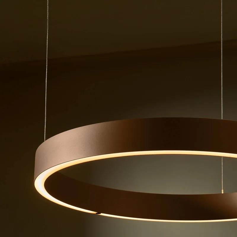 LED hanglamp Velora, Ø 60 cm, dimbaar by LOOM DESIGN in Karamelbruin – product photo 4 of 4