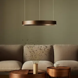 LED hanglamp Velora, Ø 60 cm, dimbaar by LOOM DESIGN in Karamelbruin – product photo 3 of 4