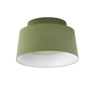 LED plafondlamp Cookie, aluminium Ø 15 cm de LOOM DESIGN en Vert – photo du produit 2 sur 2