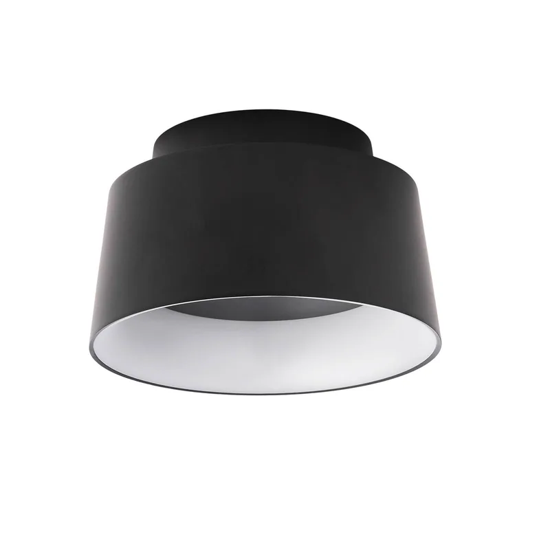 LED plafondlamp Cookie, aluminium Ø 15 cm fra LOOM DESIGN i Sort – produktbillede 2 af 2