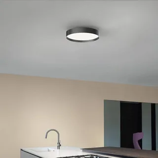LED plafondlamp Lucia, Ø 35 cm aluminium från LOOM DESIGN i Svart – produktbild 2 av 5