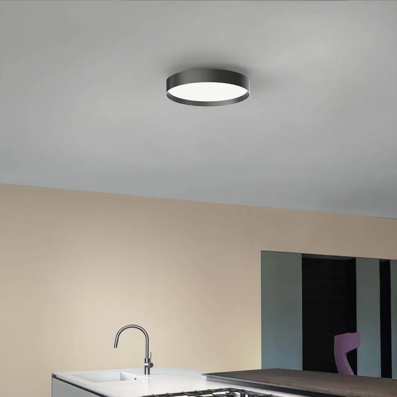 LED plafondlamp Lucia, Ø 45 cm aluminium by LOOM DESIGN in Black – product photo 3 of 5