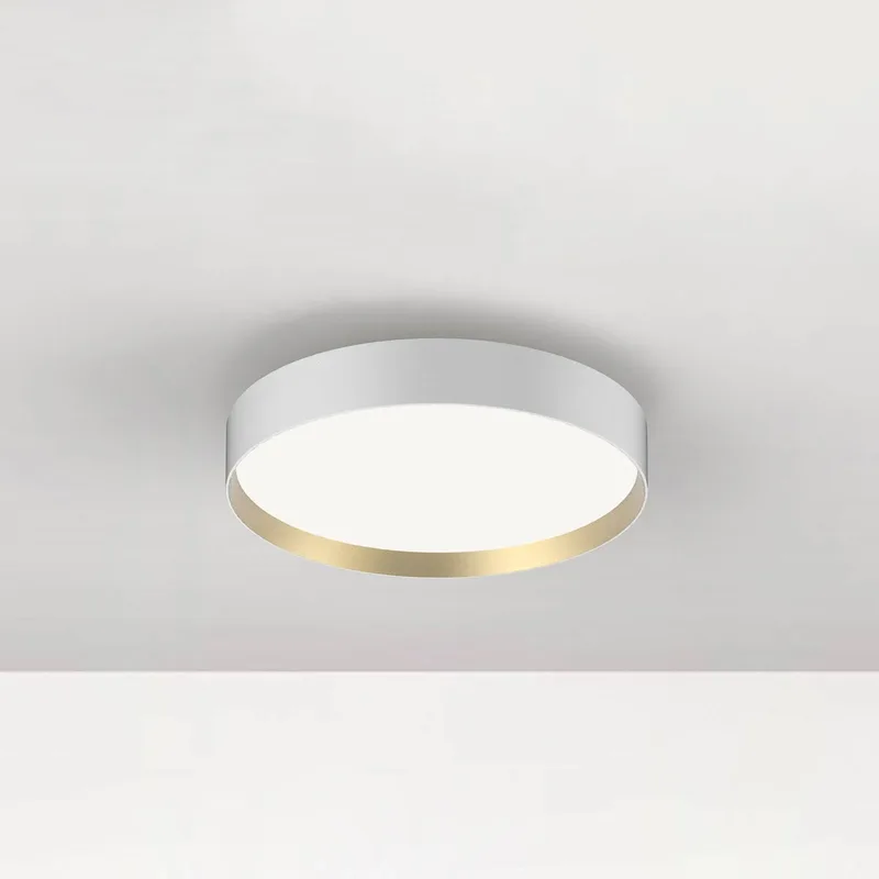 LED plafondlamp Lucia, wit/goudkleurig Ø 35 cm by LOOM DESIGN in White, Gold – product photo