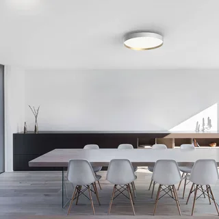LED plafondlamp Lucia, wit/goudkleurig Ø 45 cm by LOOM DESIGN in White, Gold – product photo 4 of 4