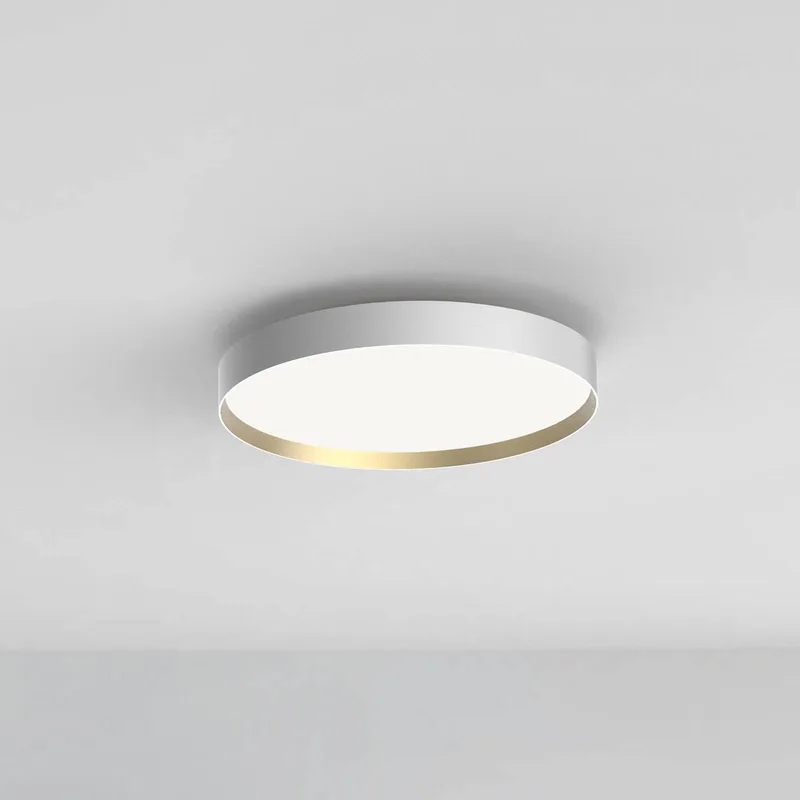 LED plafondlamp Lucia, wit/goudkleurig Ø 45 cm by LOOM DESIGN in White, Gold – product photo