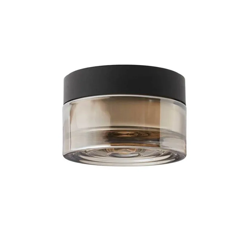 LED plafondlamp Otto Wave, grijs, IP65 fra LOOM DESIGN i Rookgrijs, Sort – produktbillede