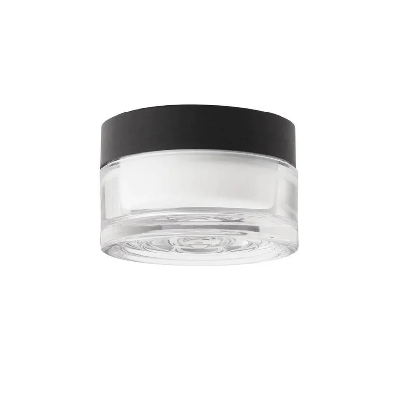 LED plafondlamp Otto Wave, helder, IP65 von LOOM DESIGN in Transparent, Schwarz – Produktfoto