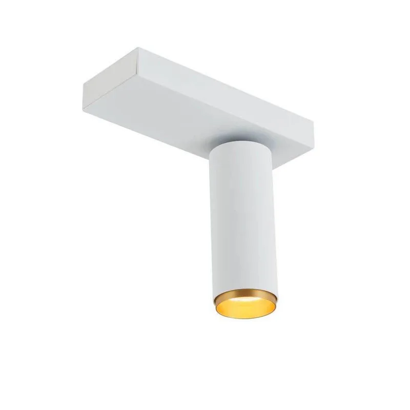 LED plafondspot X-Beam, 1-lamp, wit von LOOM DESIGN in Weiß, Gold – Produktfoto