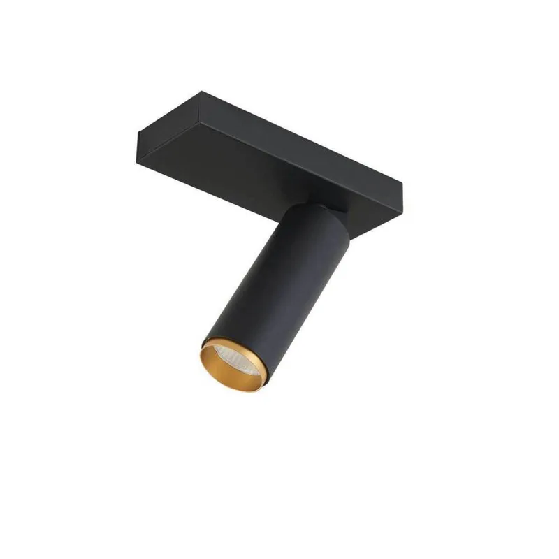LED plafondspot X-Beam, 1-lamp, zwart från LOOM DESIGN i Svart, Guld – produktbild 3 av 5