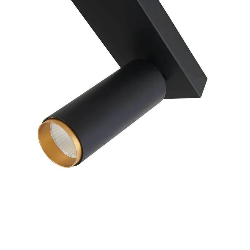 LED plafondspot X-Beam, 1-lamp, zwart från LOOM DESIGN i Svart, Guld – produktbild 4 av 5