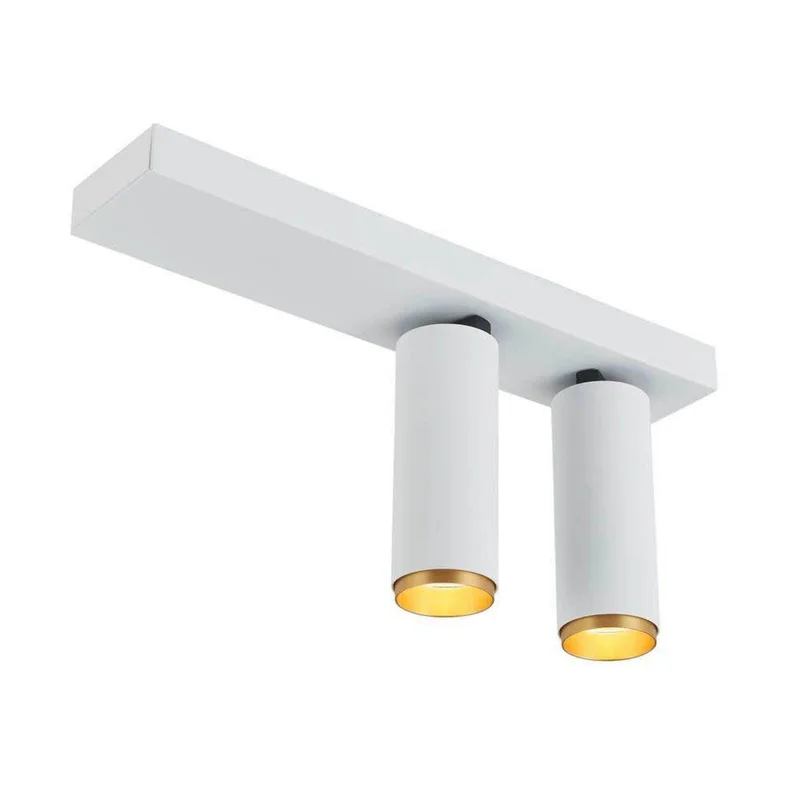 LED plafondspot X-Beam, 2-lamps, wit by LOOM DESIGN in White, Gold – product photo