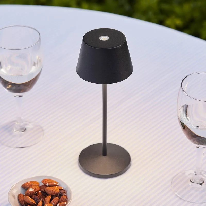 LED tafellamp op accu Modi Micro, IP65 by LOOM DESIGN in Black – product photo