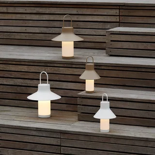 LED tafellamp op accu Shadow Small, IP65 by LOOM DESIGN in White – product photo 3 of 4