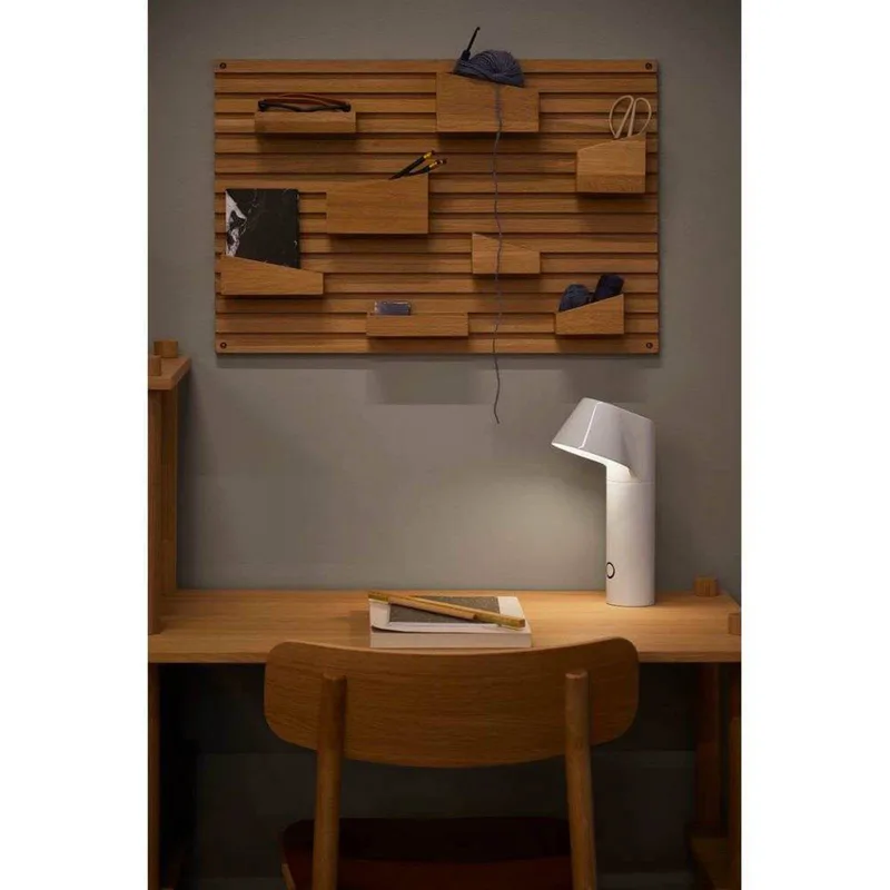 LED tafellamp Willow, aluminium, IP54 de LOOM DESIGN en Blanc – photo du produit 4 sur 5