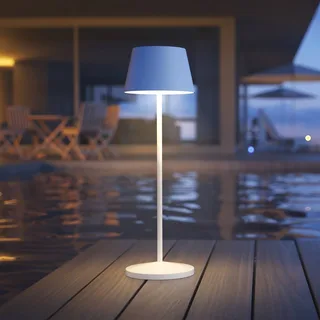 LED terraslamp Modi, 36 cm CCT de LOOM DESIGN en Blanc – photo du produit 4 sur 5